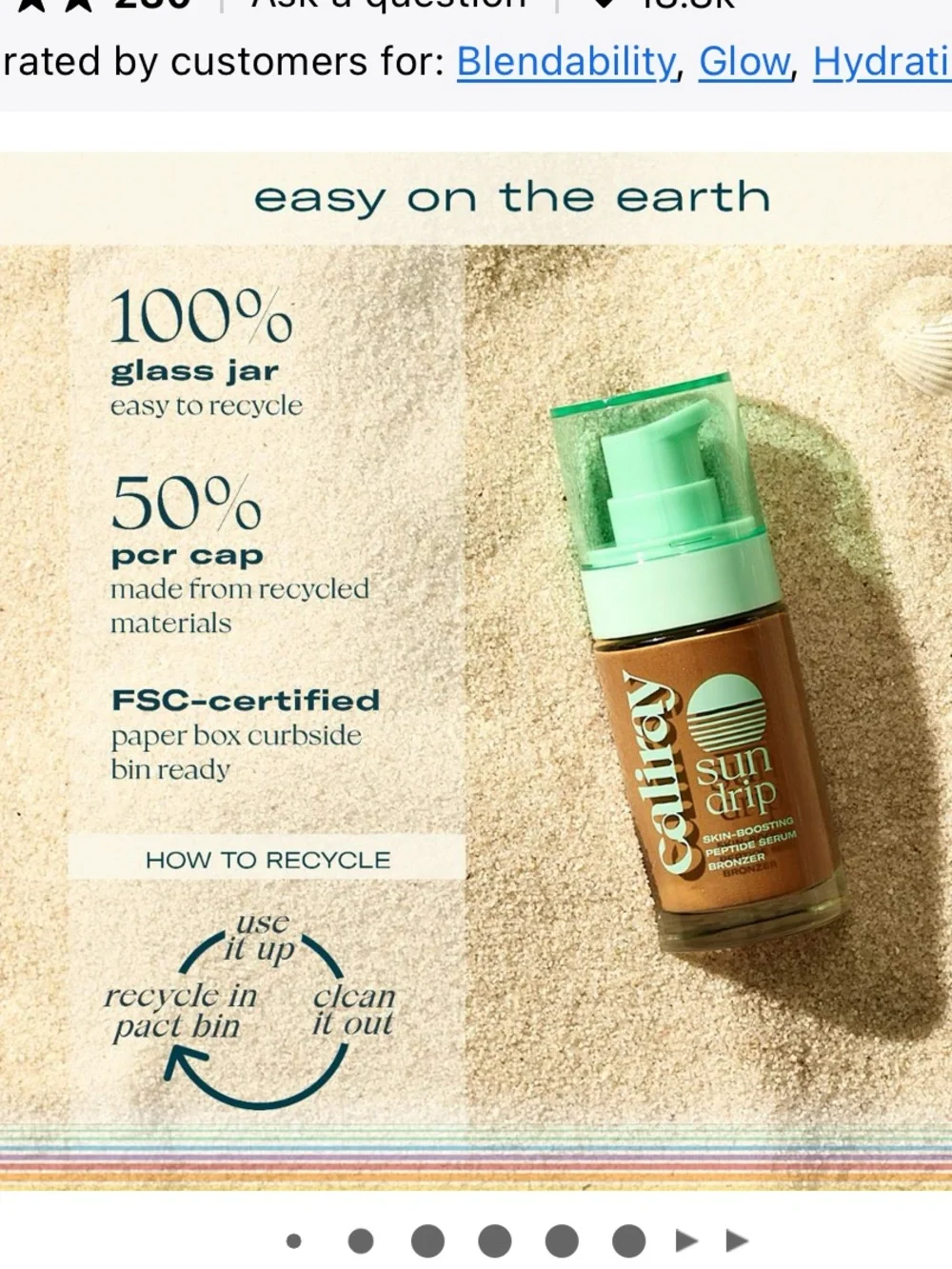 Caliray sundrip bronzer
